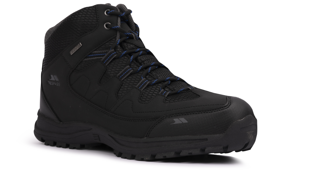 Trespass Finley - Męskie buty turystyczne czarno-niebieskie