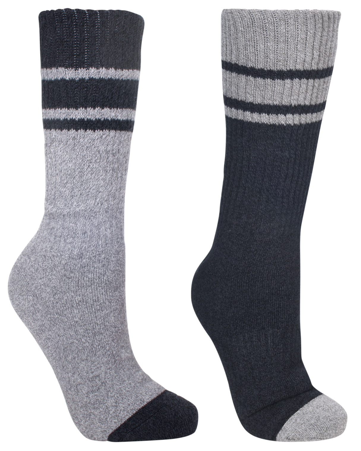 Trespass Hitched - Chaussettes Homme Noir/gris Chiné