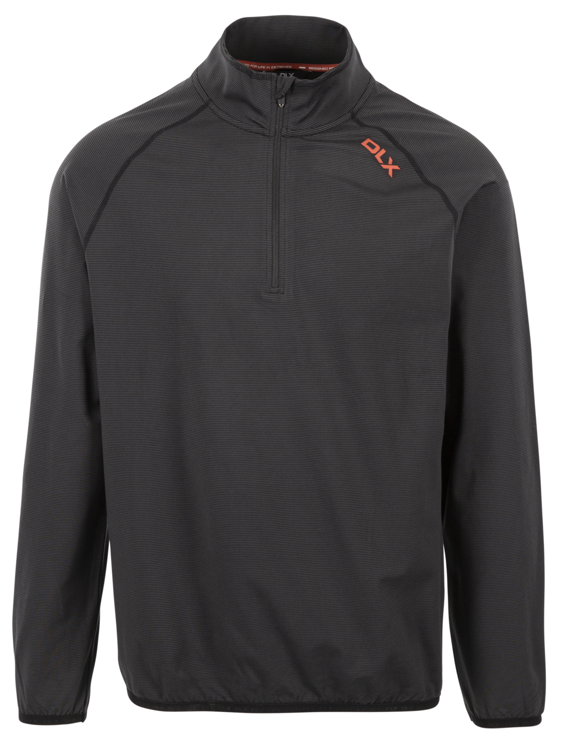 Dlx Hulton - Pánské Dlx Half Zip Black