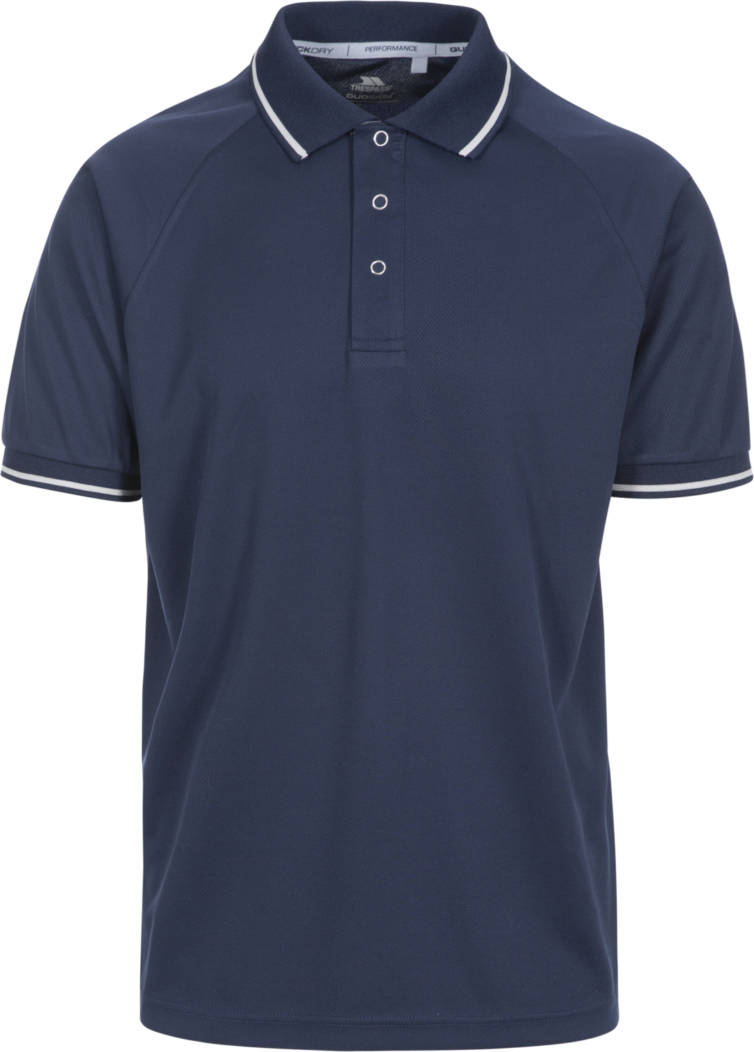 Trespass Bonington - Pánské aktivní Polo Top Tp100 Navy