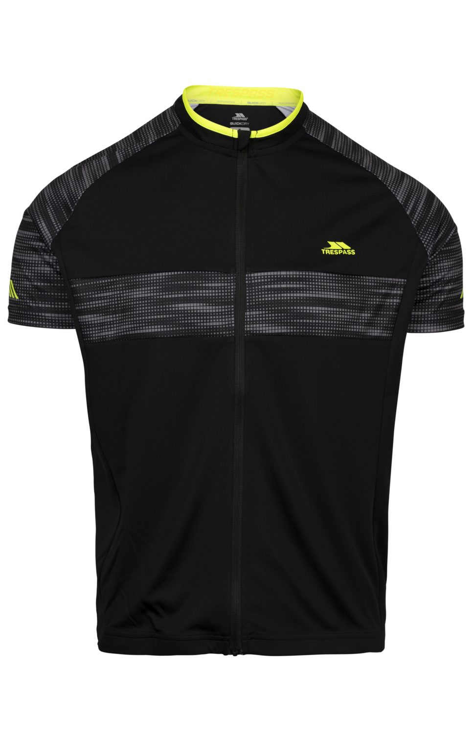 Trespass Hazzel - Camiseta de ciclismo activa masculina negro