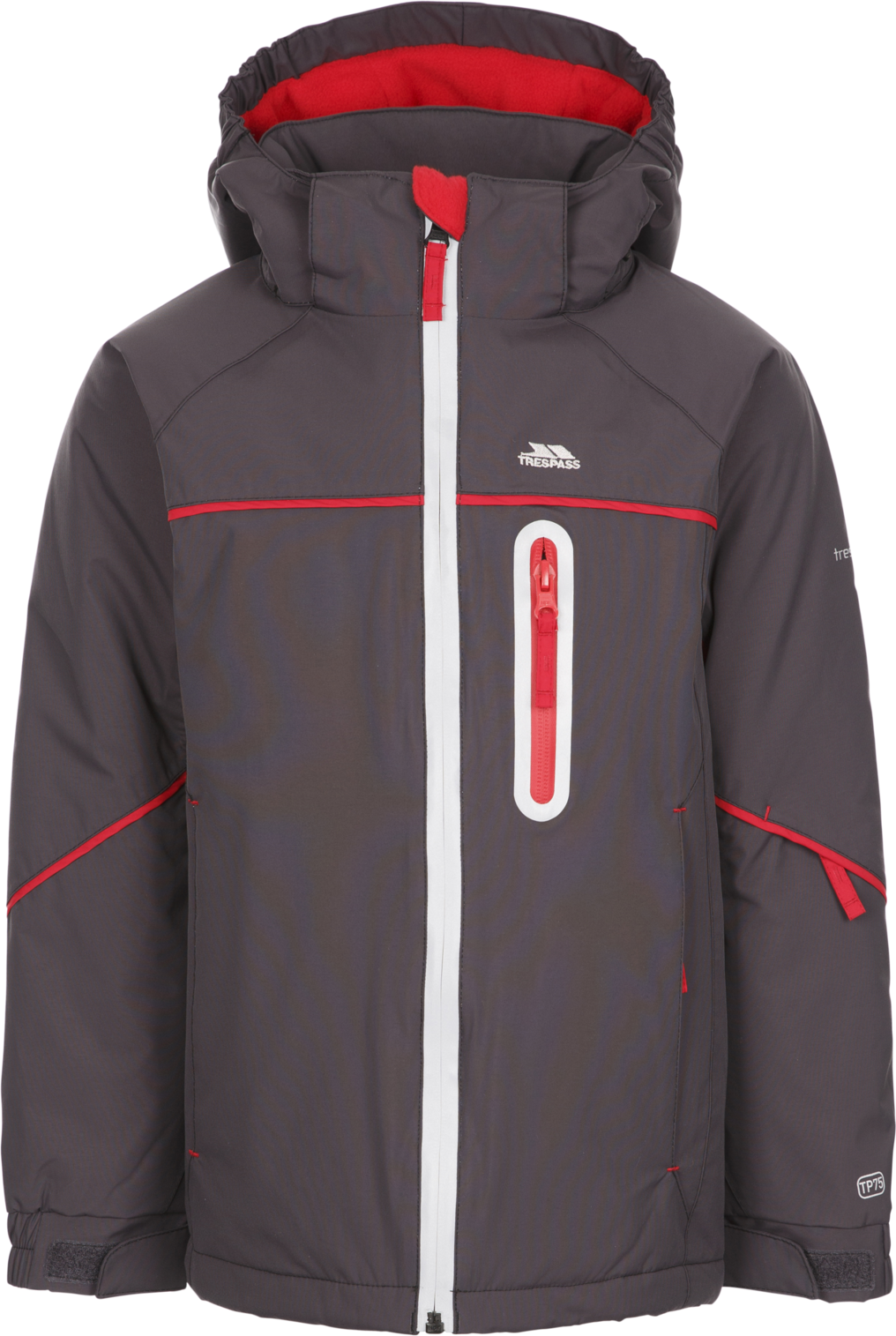 Trespass Wilson - Chaqueta de esquí para hombre gris oscuro