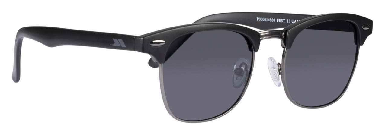 Trespass Fest Ii- Sunglasses Matte Black/gun Metal