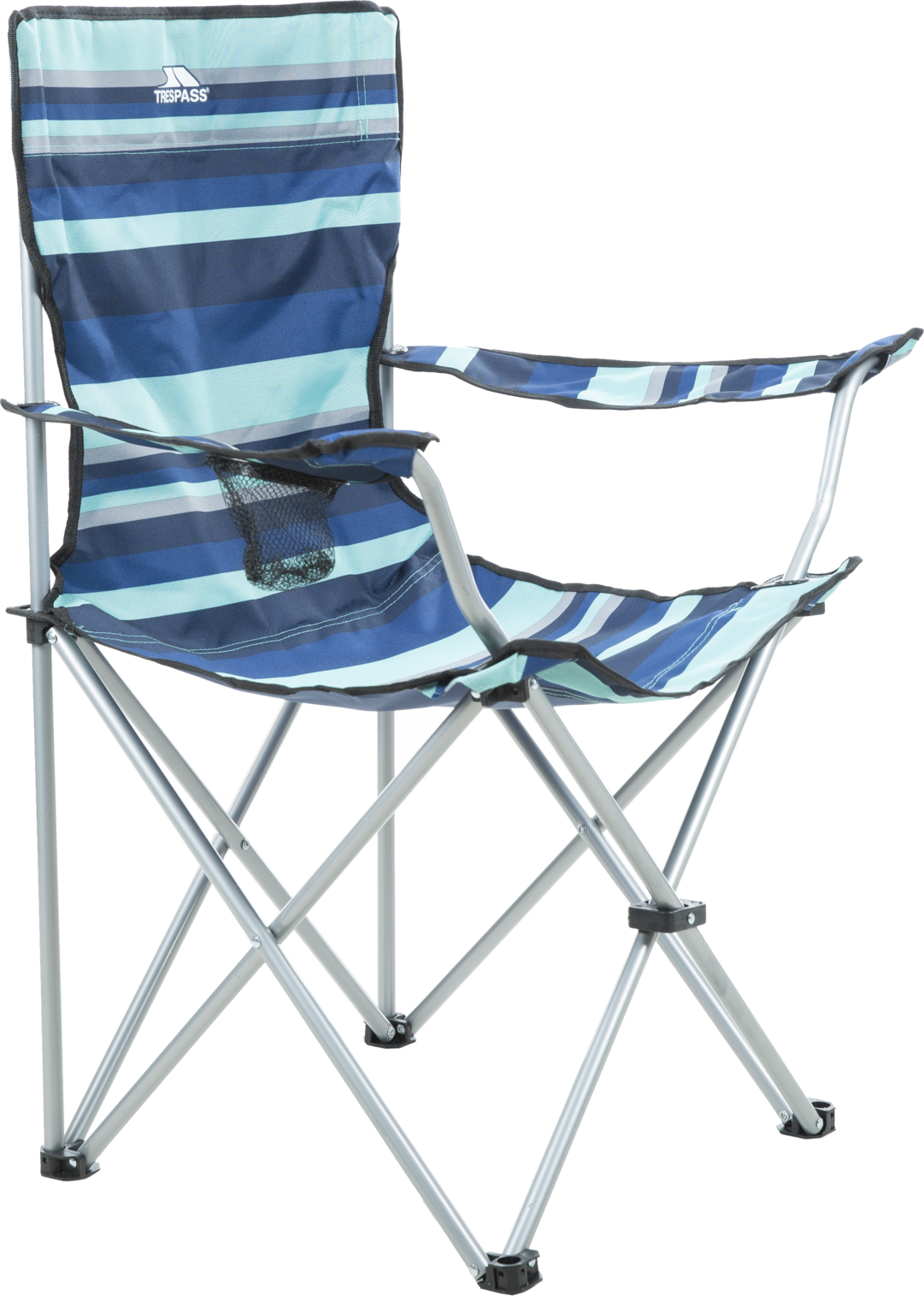 Trespass Branson - Sedia da campeggio Blue Stripe