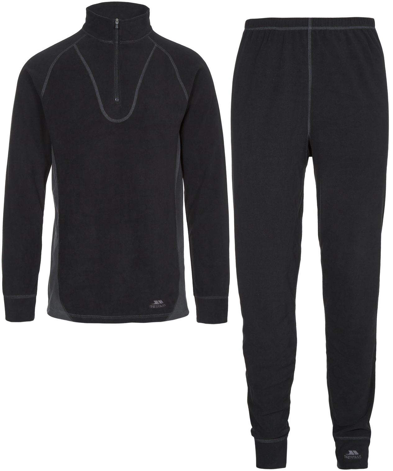 Trespass Thriller - B Warstwa bazowa unisex M/polarowa czarna X