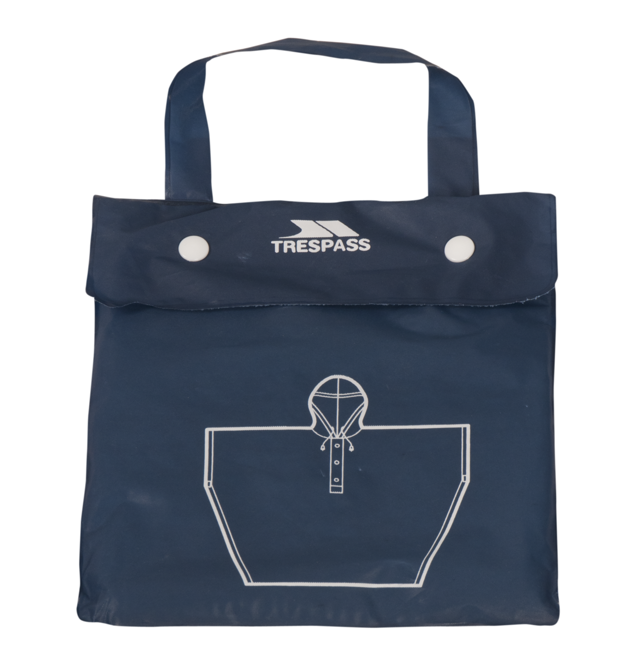 Trespass Canopy – Unisex Packaway Poncho Marineblau