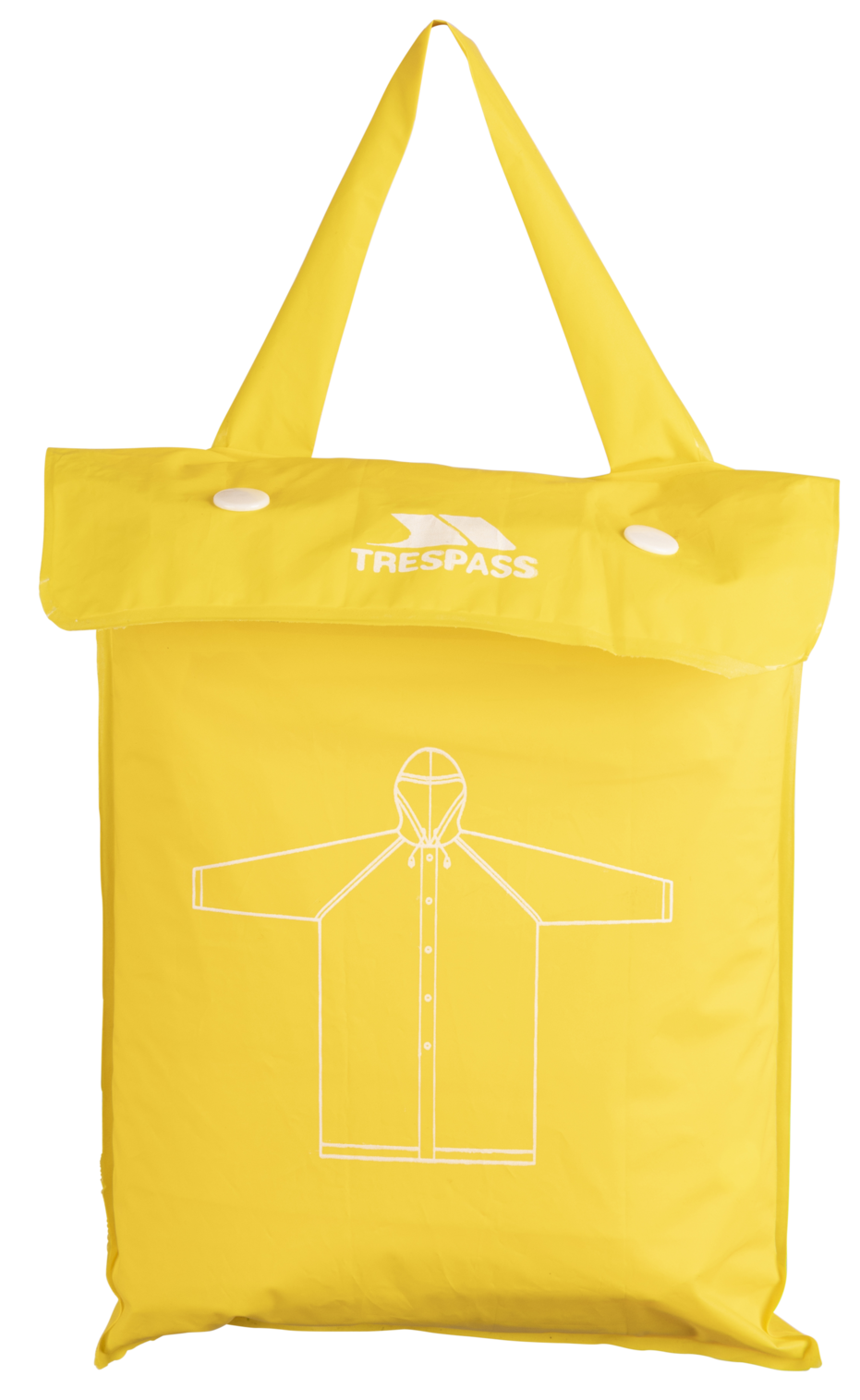 Trespass It May Rain – Packaway-Regenmantel für Unisex, Gelb