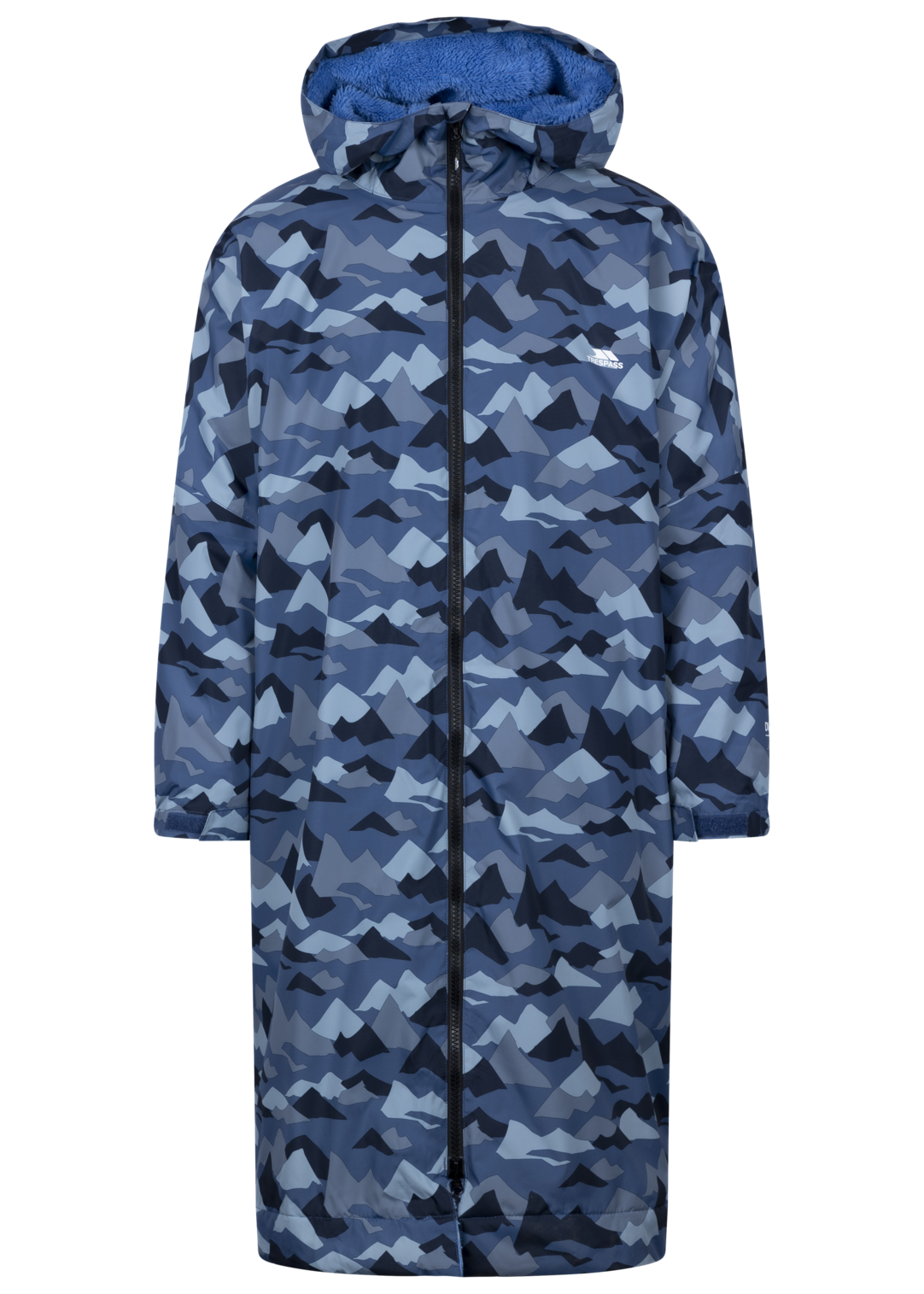 Trespass Hudsan - Palton uscat pentru adulți Camo albastru