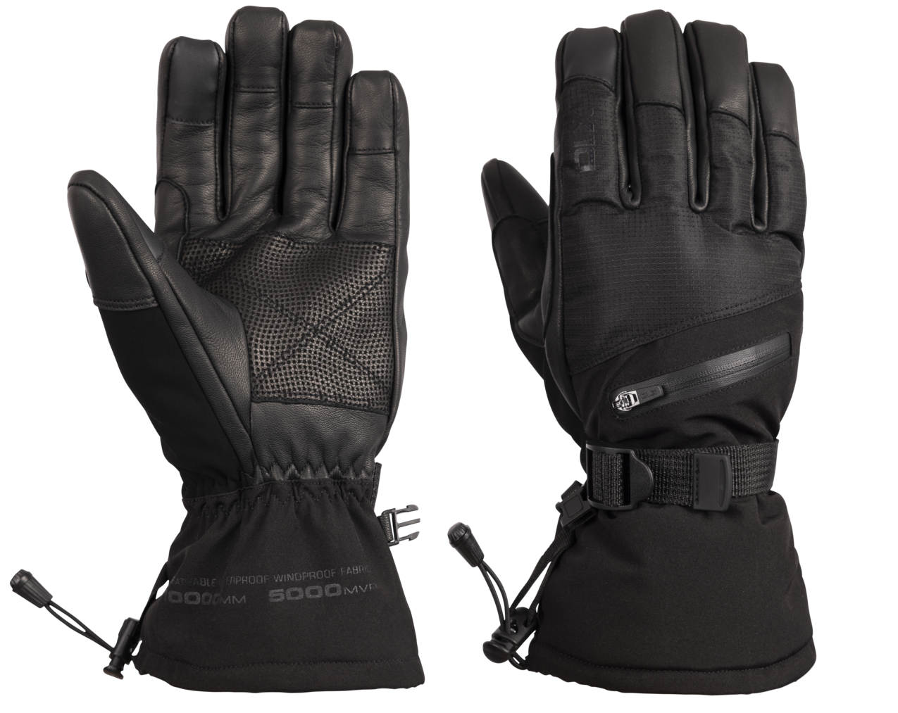 Dlx Edonia- Mănuși de schi Dlx unisex negre