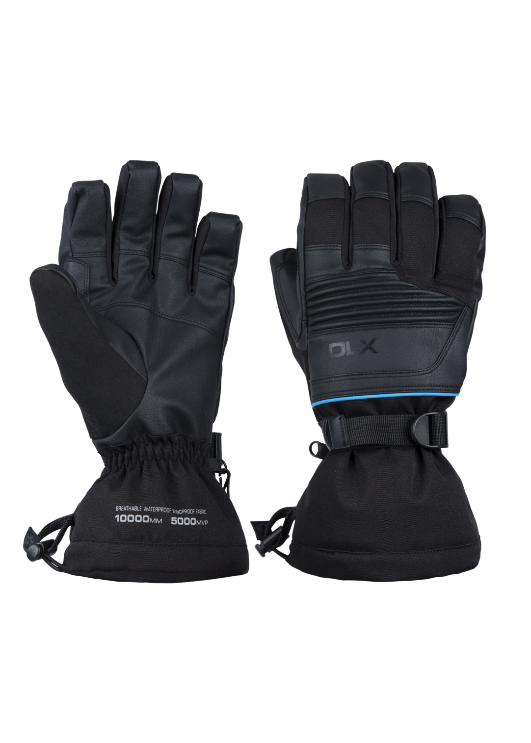 Dlx Ridget - Unisex Dlx Ski Glove Black