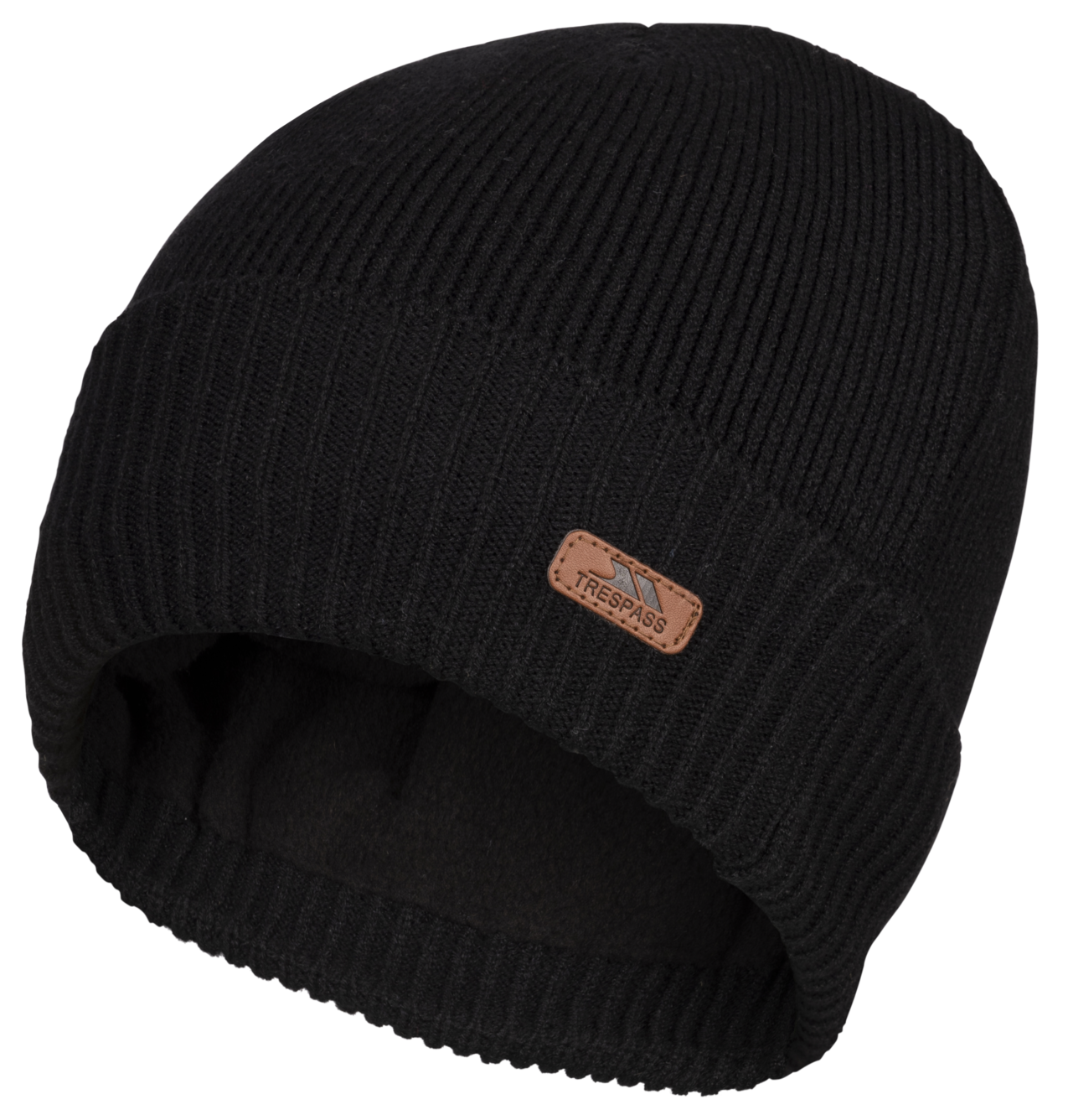 Trespass Chuck- Unisex Waterproof Beanie Black