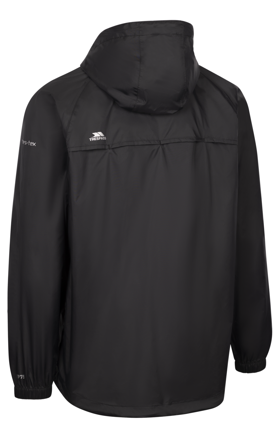 Trespass Qikpac Jakke - Unisex Packaway Jkt Sort/rød