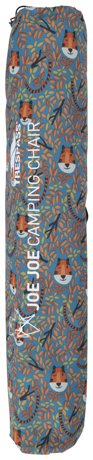 Trespass Joejoe - Scaun de camping pentru copii Teal Tiger Print