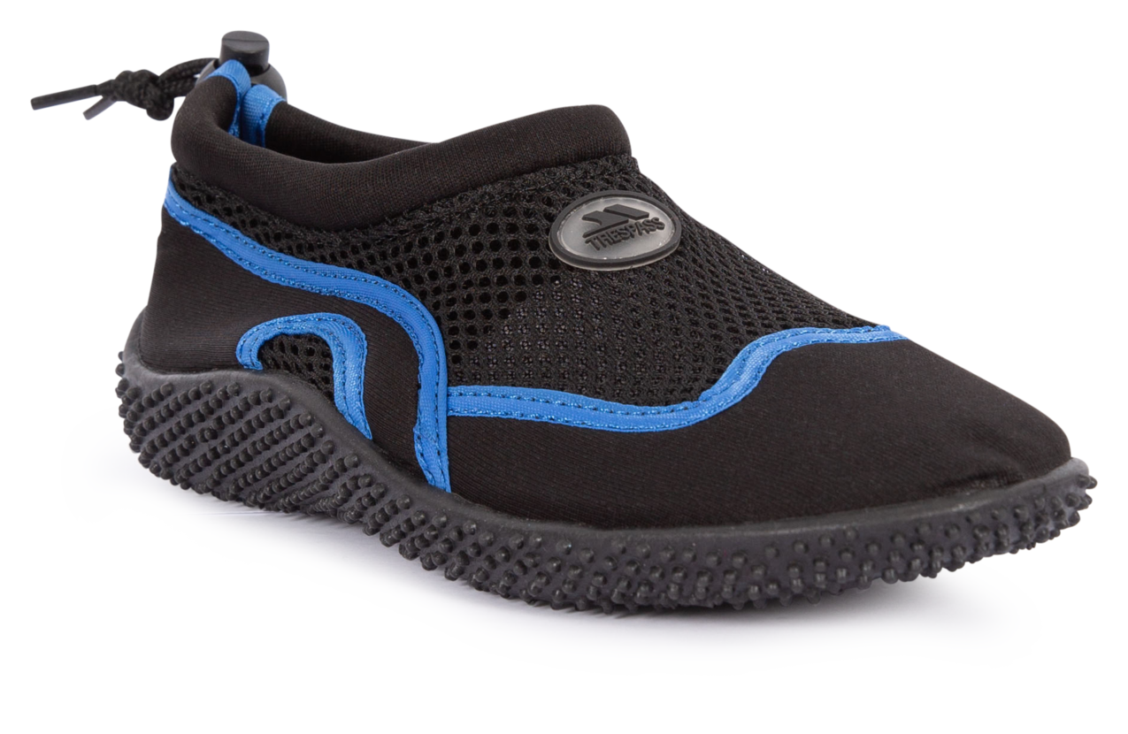 Trespass Paddle Junior - Unisex Aqua Shoe Черно/синьо - 33