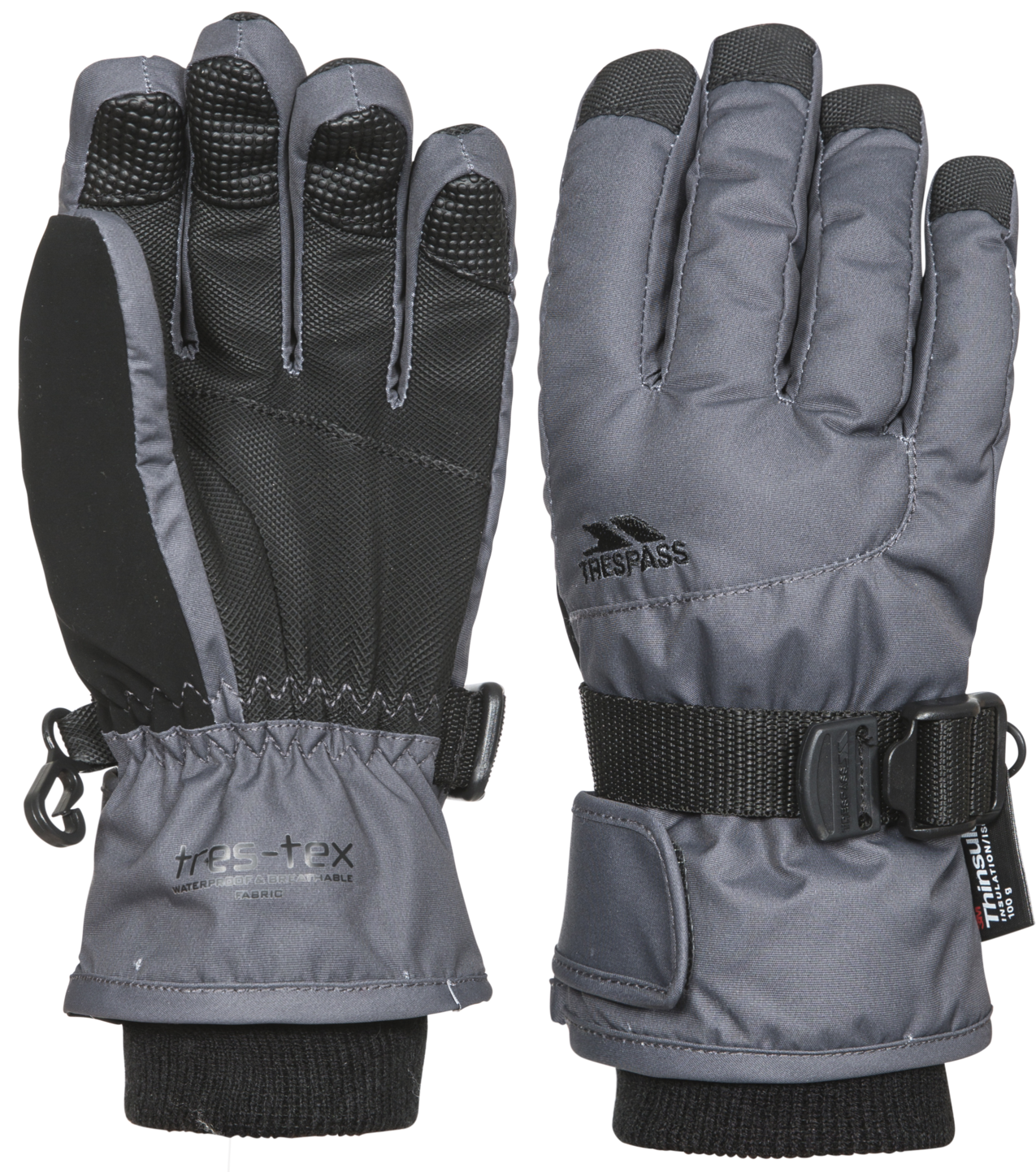 Trespass Ergon Ii - Kids Gloves Carbon