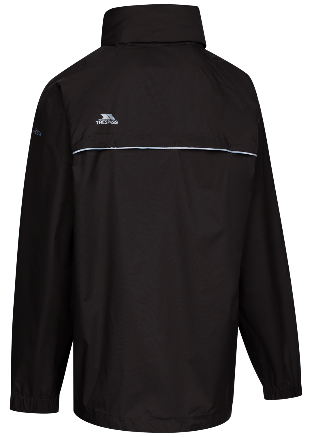 Trespass Qikpac X - Unisex Kids Packaway Jkt Black / Carbon 5/6