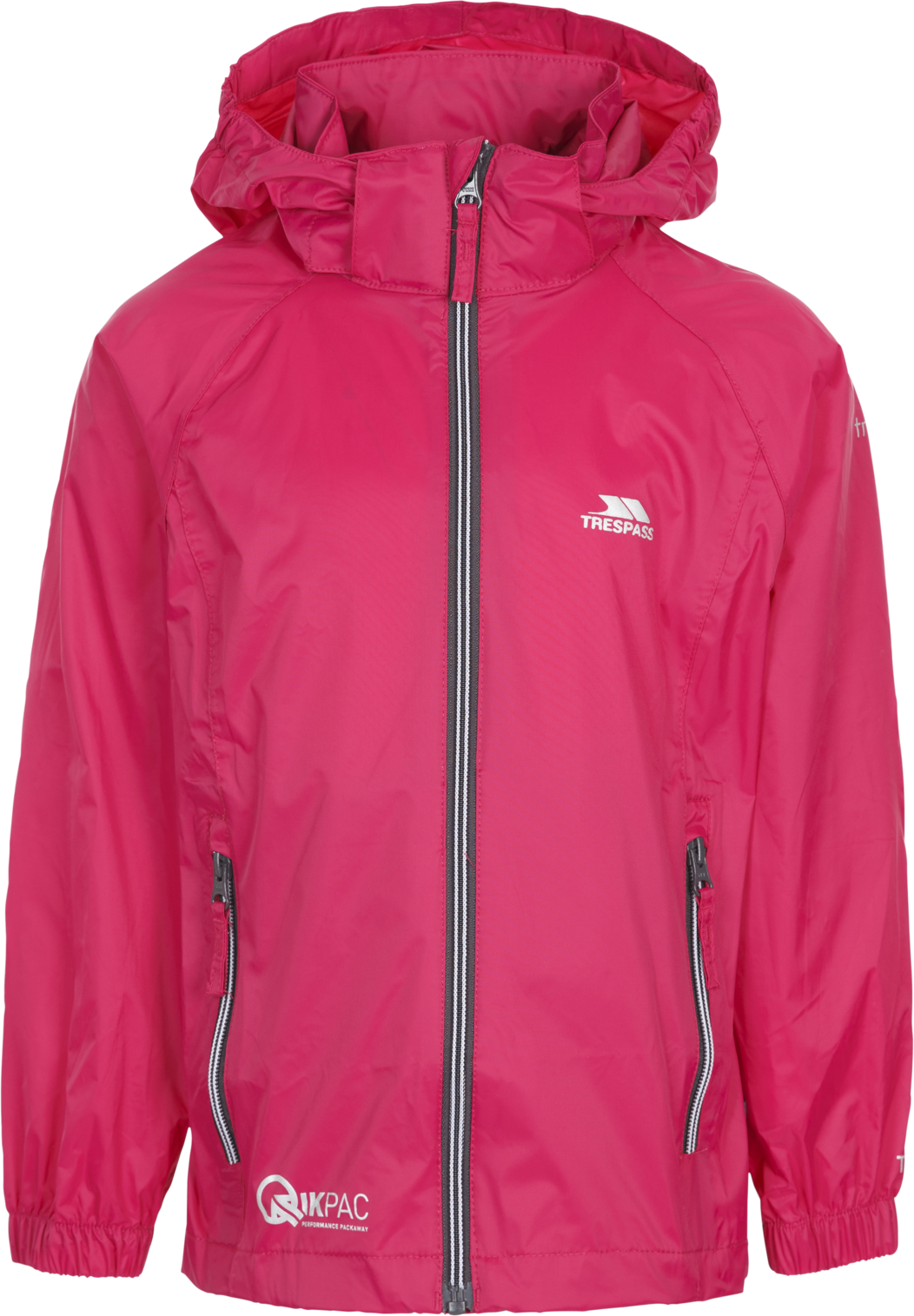 Trespass Qikpac X – Unisex Kinder Packaway Jkt Cassis