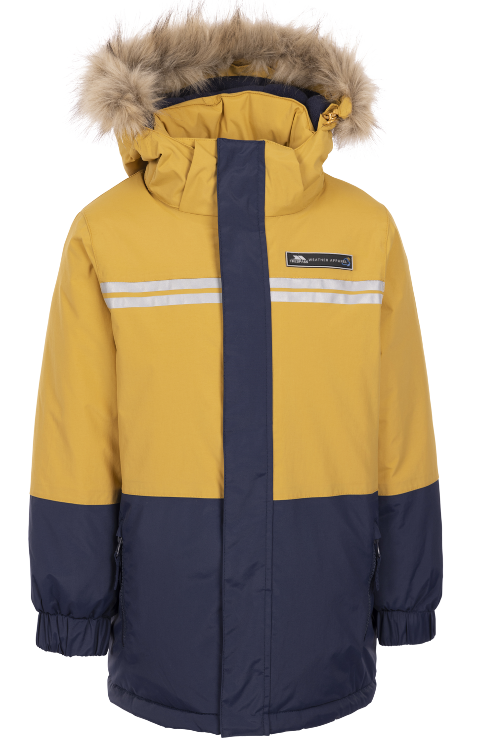 Trespass Laytone- Unisex Kids Rainwear Jacket Honeybee 11/12