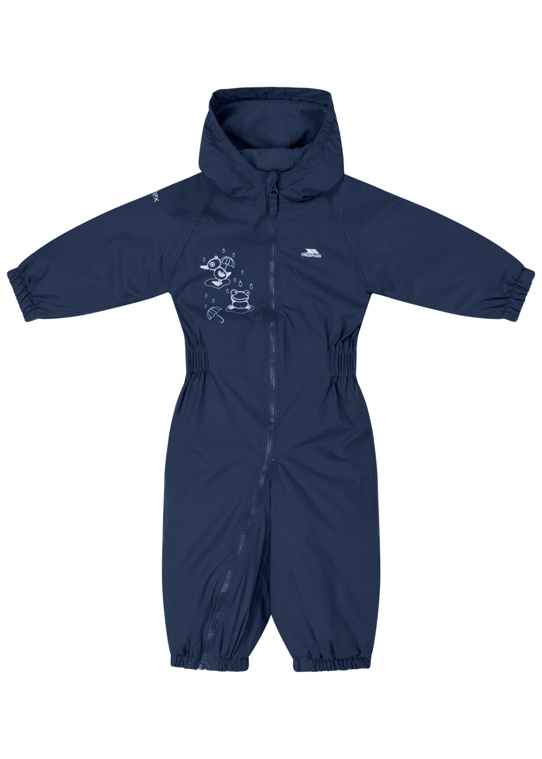 Trespass Dripdrop - Costum de ploaie pentru bebeluși Bleumarin