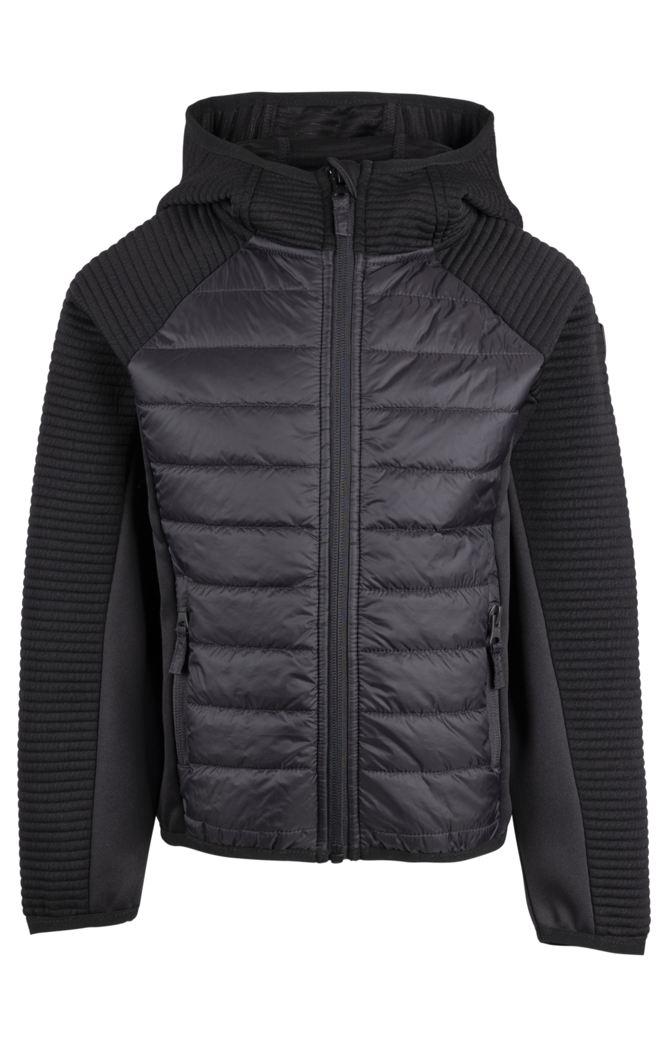 Trespass Roadie - Unisex hybrid top til børn, sort