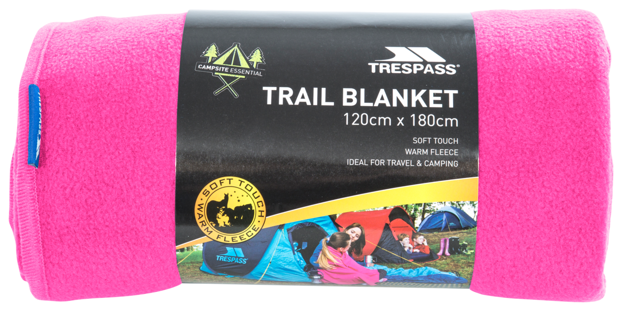 Trespass Snuggles - 120 X 180cm Blanket Cerise