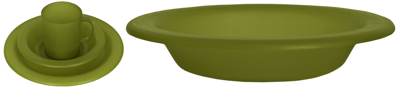 Trespass Gula - Picnic Bowl Lime Green