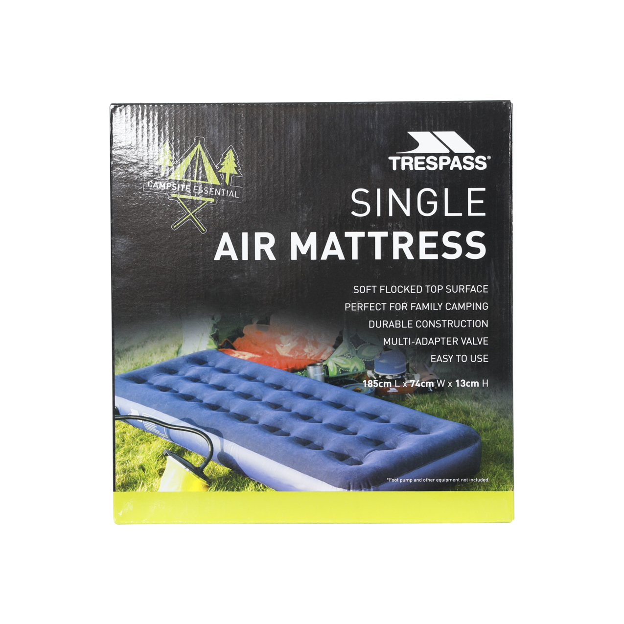 Trespass Blimp - Materasso gonfiabile singolo blu