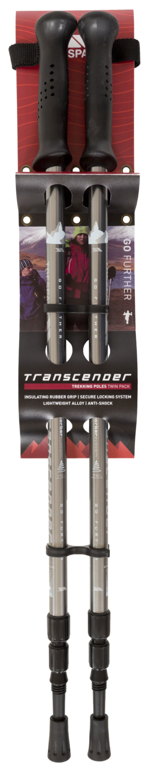 Trespass Transduo - Комплект щеки за ходене от 2 бр. Графит