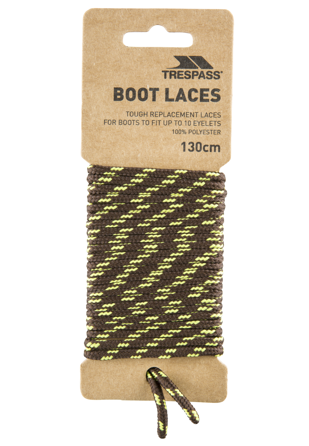 Trespass Laces 130 - Lacci Rotondi 130 cm Marrone