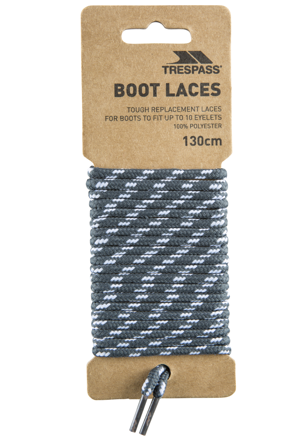 Trespass Laces 130 - Lacci Rotondi 130 cm Grigi
