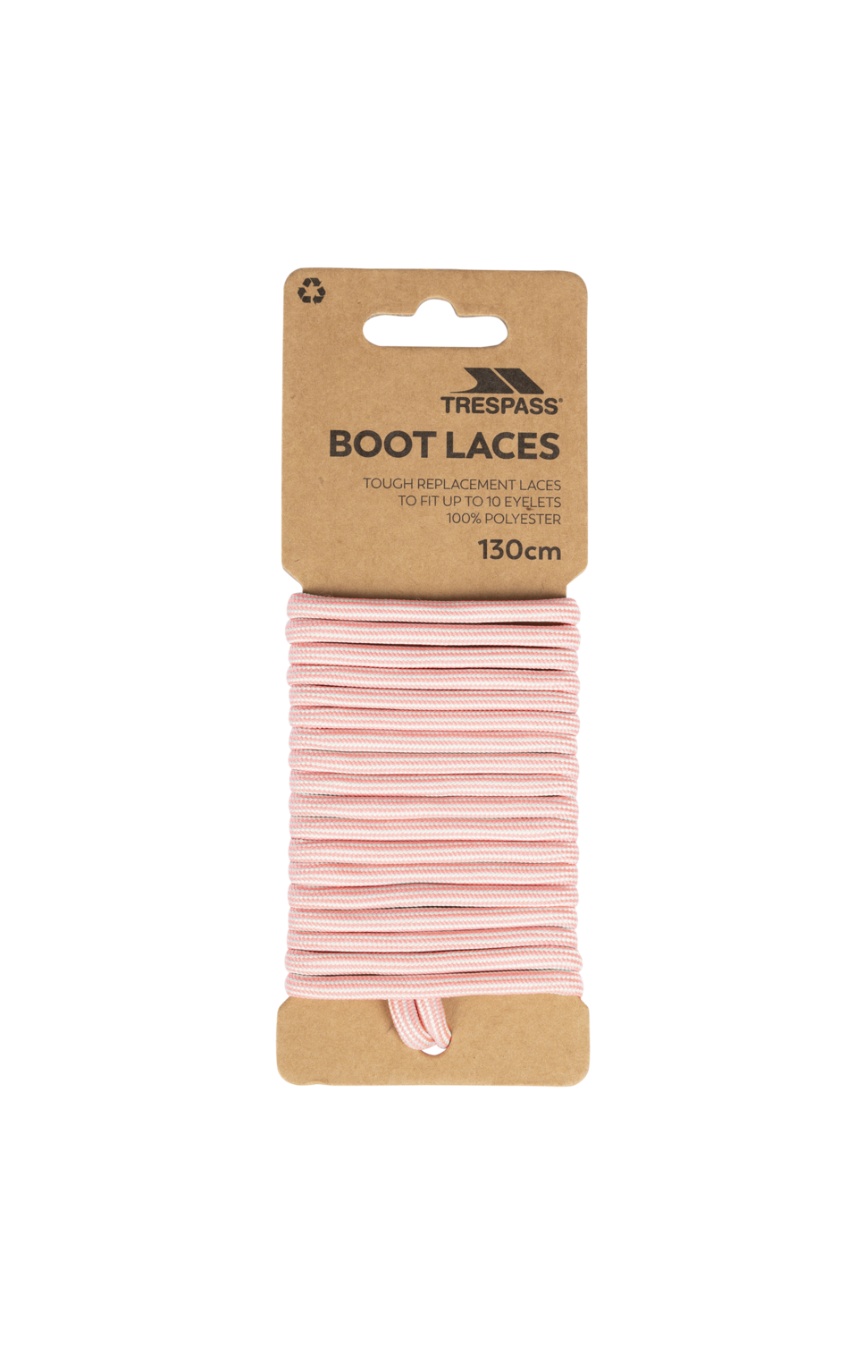 Trespass Laces 130 - Round Laces 130cm Pink