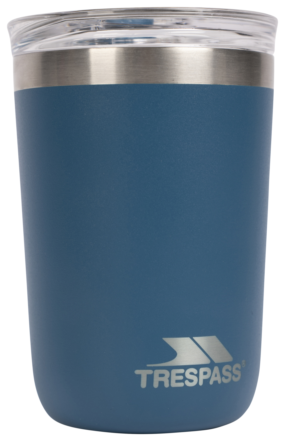 Trespass Rounder - Stainless Steel Cup Wtih Lid Navy