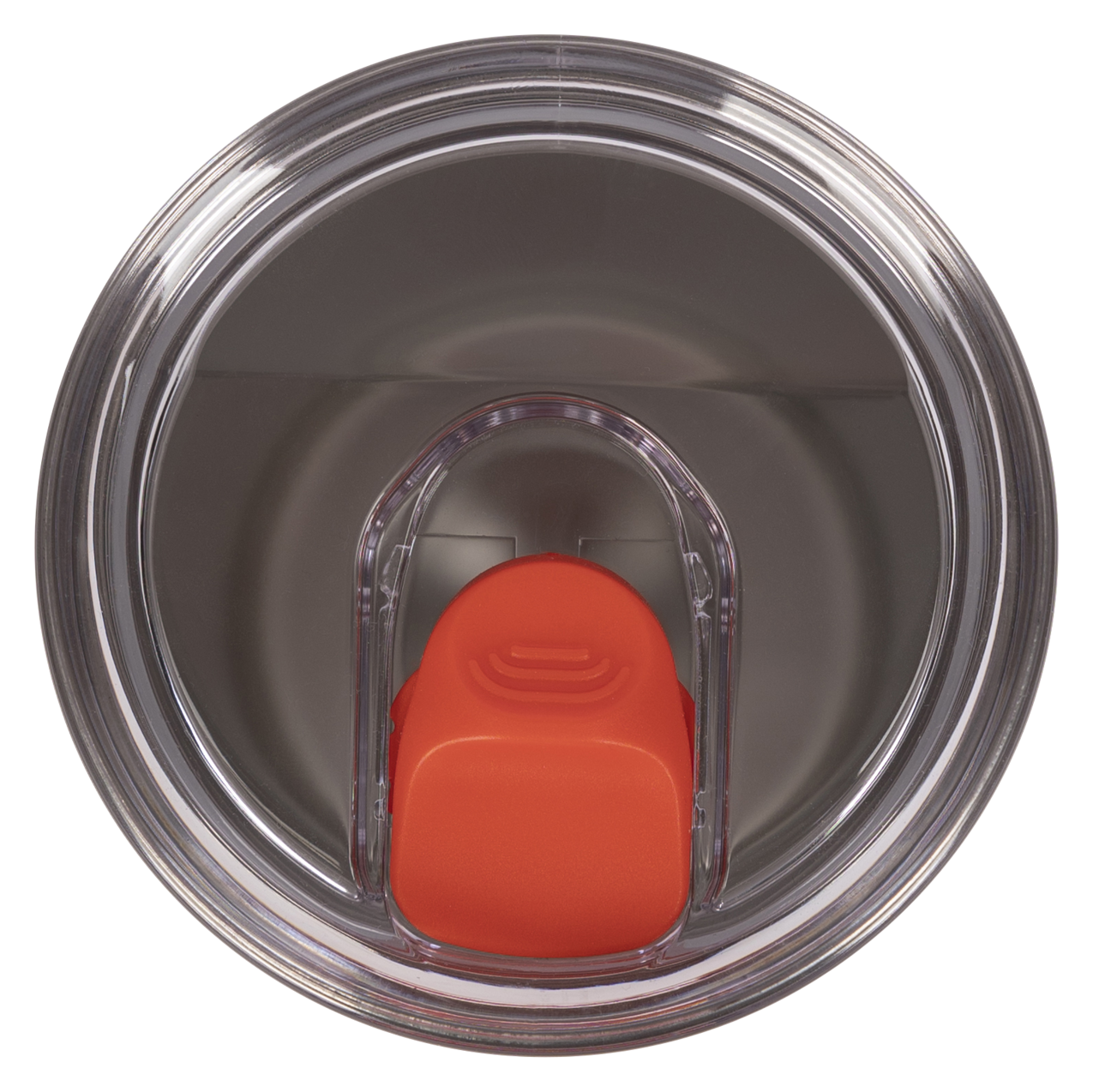 Trespass Rounder - Stainless Steel Cup Wtih Lid Red