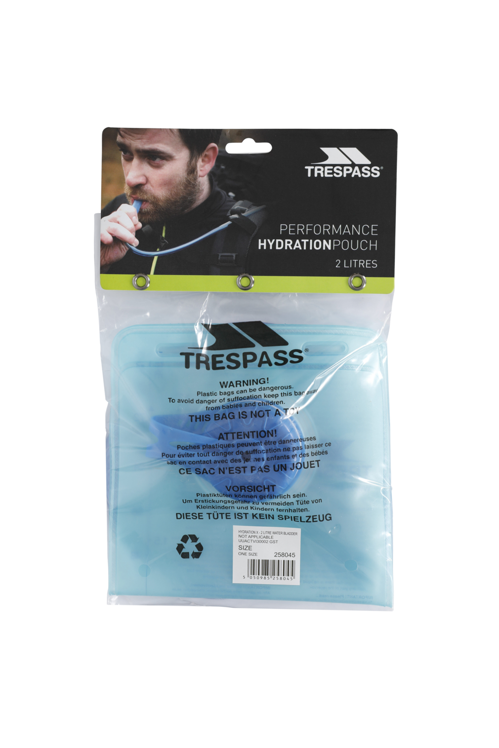 Trespass Hydration X - 2 Litre Water Bladder Not Applicable