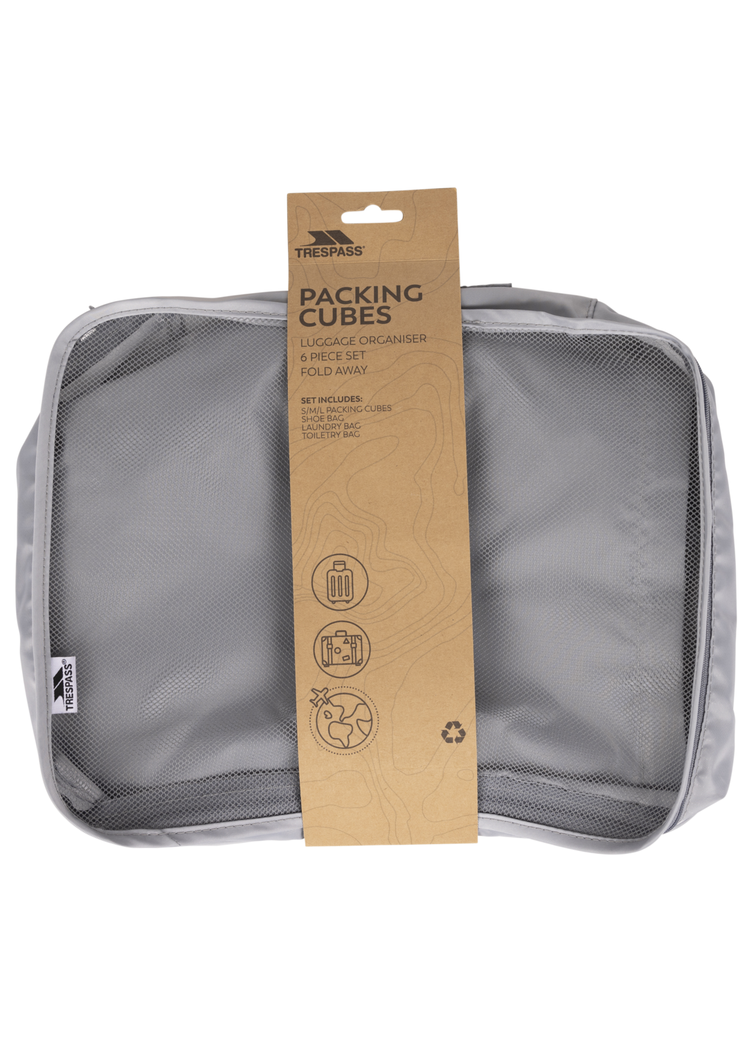Trespass Cubert - Packing Cubes Light Blue