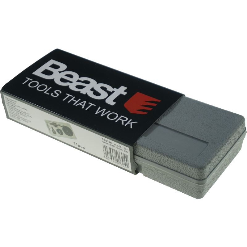 Sada děrovek 8 velikostí 19-64 Mm 25 Mm Hloubka Beast