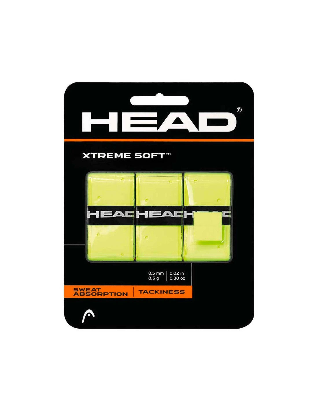Head Pack 3 Overgrips XtremSoft Yellow