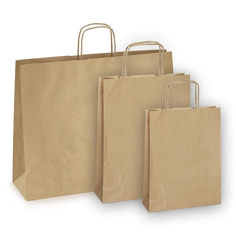 Pack 50 Sacs en Papier Recyclé Maya Marron