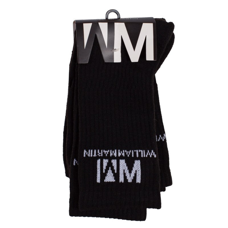 Pack Of 2 Pairs Of William Martin Lincoln Socks Negro/Blanco 35-38