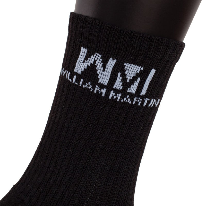 Pack Of 2 Pairs Of William Martin Lincoln Socks Negro/Blanco 35-38