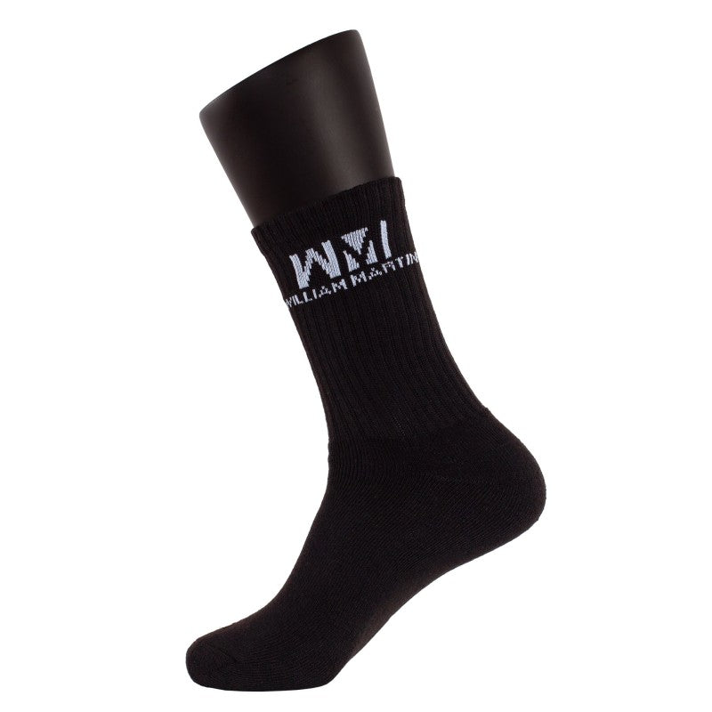 Pack Of 2 Pairs Of William Martin Lincoln Socks Negro/Blanco 35-38