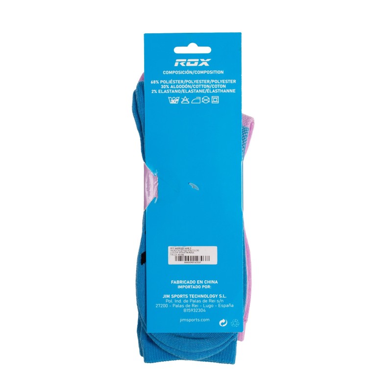 Pachet De 2 Sosete Rox Colors Violet/Albastru 35-38