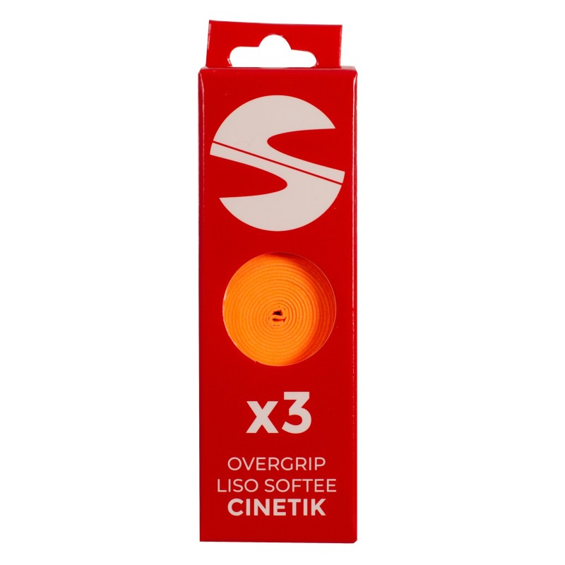 Pack De 3 Surgrips Smooth Softee Cinetik Naranja Fluor UNICA