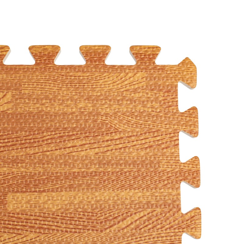 Pakke med 4 børnemåtter 600x600x12 Mm Multicolor