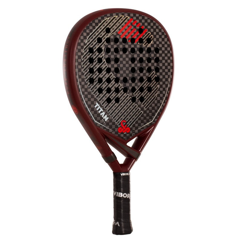 Pack Racket Padel Vibor-a Titan 12k Rood