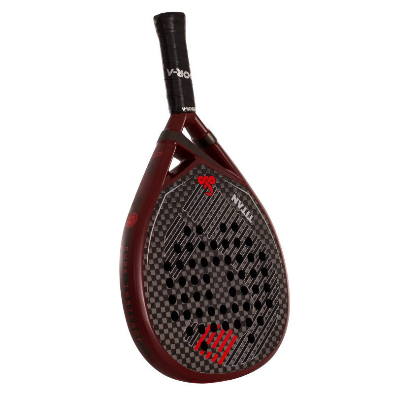 Pack Racket Padel Vibor-a Titan 12k Rood