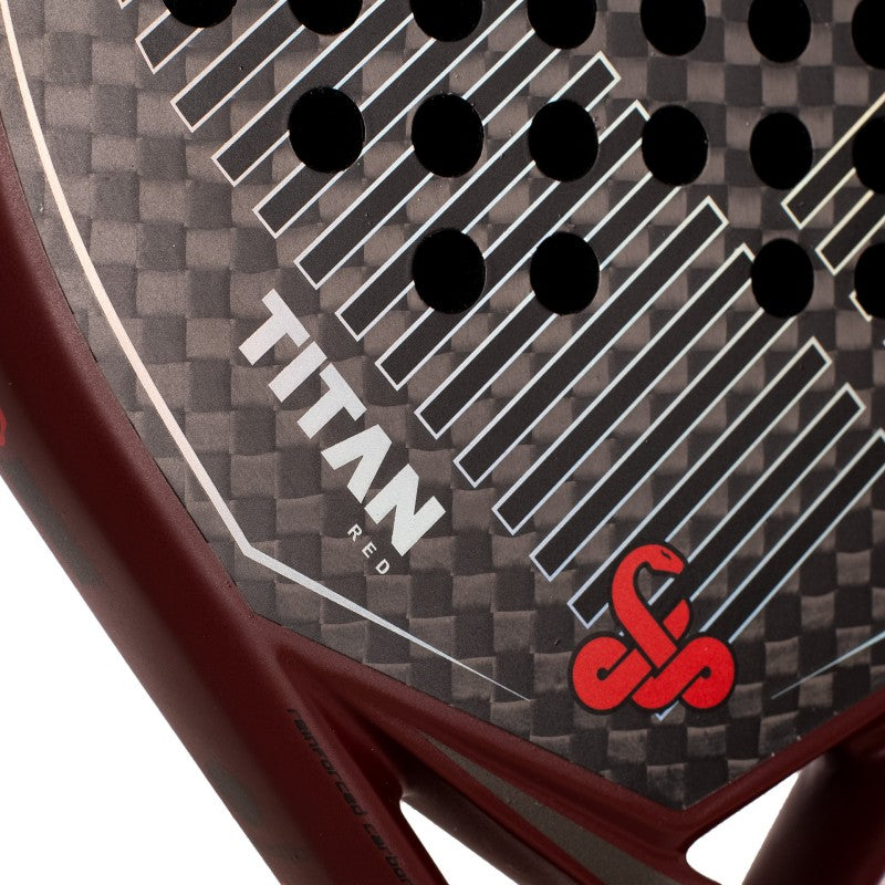Pack Racket Padel Vibor-a Titan 12k Rood