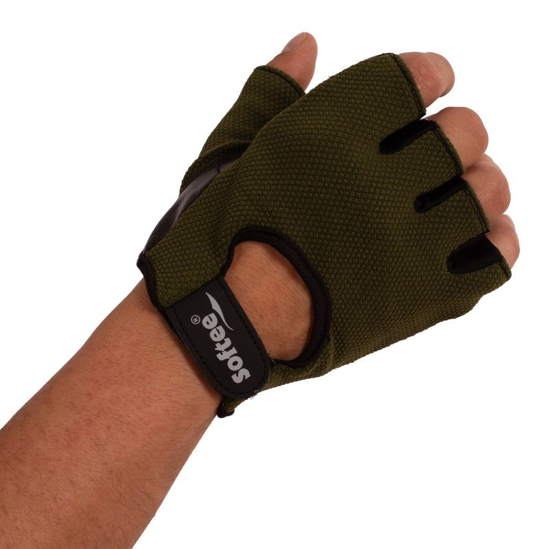 Pair Of Fitness Gloves Marrón