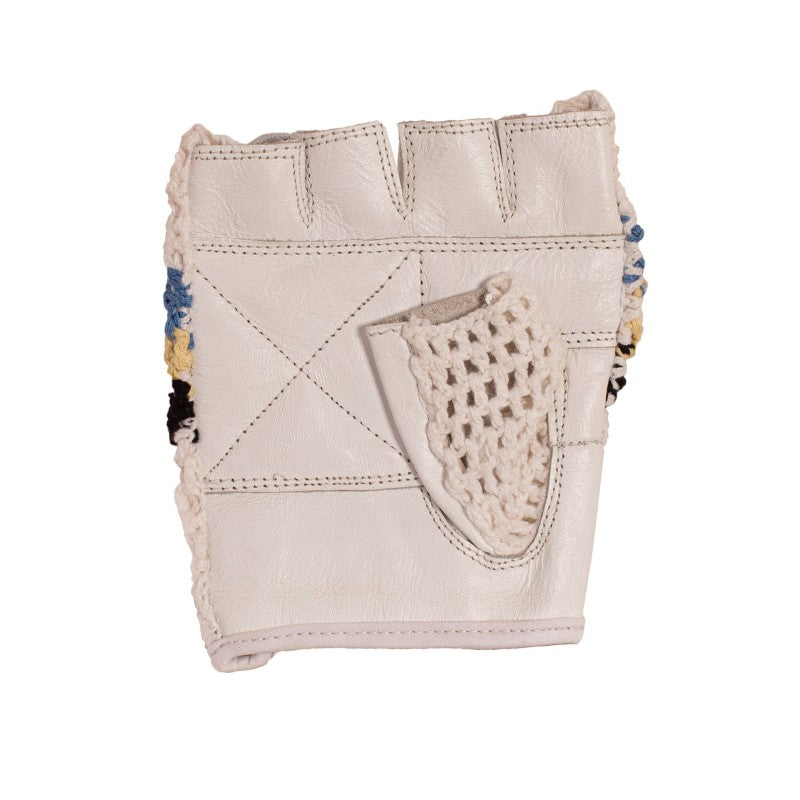 Pair Of Wicker Gym Gloves Blanco/Rojo/Negro