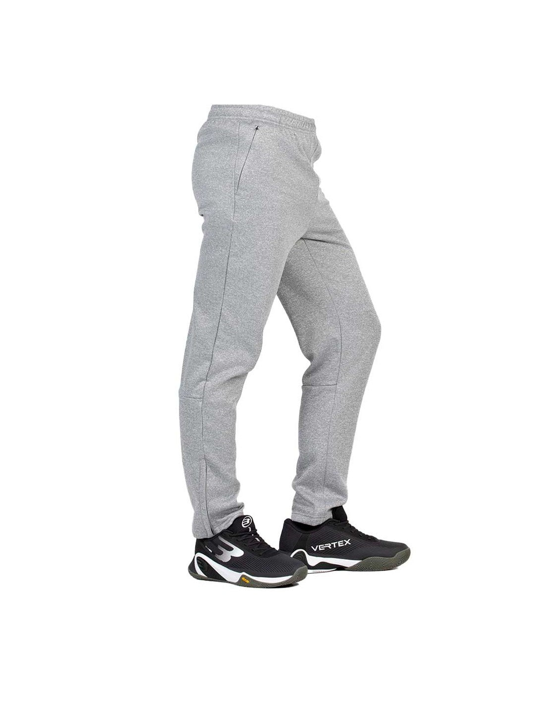 Bullpadel Brome Hellgraue lange Hose